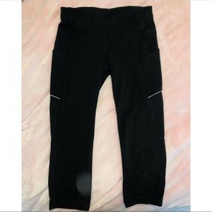 Black Cropped Lululemon Leggings
